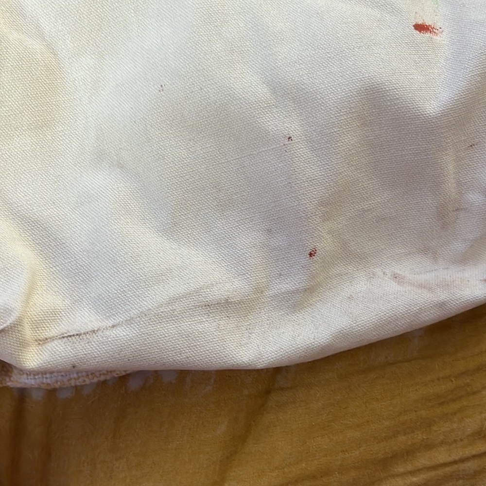 Hand painted strawberry tote bag - Picture 6 of 6